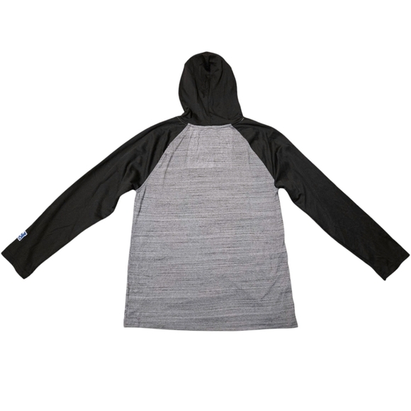 Philadelphia Eagles NFL Team Apparel Boys XL (18-20) Lightweight Hoodie Gray Blk - Picture 4 of 10